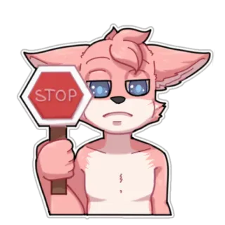 Squiggles - Beau Fox telegram stickers