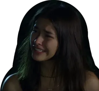😓 crying, upset, sad, woman, tears, distress whatsapp sticker