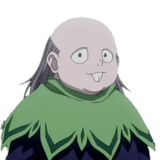 🙂 Morel Mackernasey Hunter x Hunter anime, hunter x hunter, morel, morel mackernasey, character telegram sticker