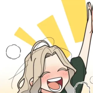 ♥️ Desenho animado, Ilustração, Alegre, Sorrindo, Anime, Feliz telegram sticker