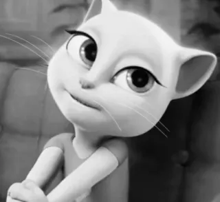 😊 Talking Angela Talking Tom and Friends telegram sticker