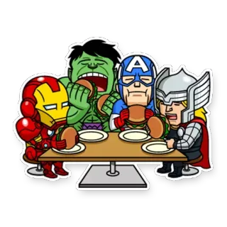 Mini Avengers :: @TgSticker telegram stickers