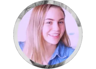 😀 retrato, mulher, sorrindo, cabelo loiro, casual, selfie telegram sticker
