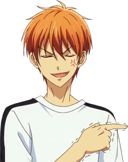 👉 Kyo Sohma Fruits Basket Anime, Hoạt hình, Nhân vật, Kyo Sohma, Fruits Basket telegram sticker