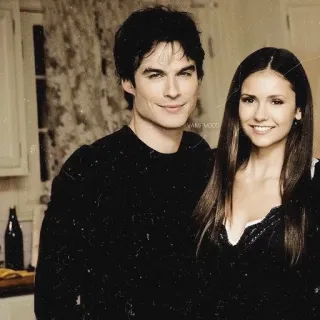 🥀 VAMPWOOD pareja, retrato, sonriendo, hombre, mujer telegram sticker