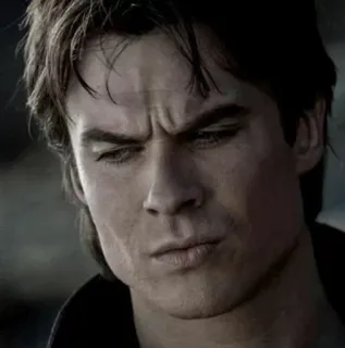 🖤 Damon Salvatore The Vampire Diaries vampiro, TV, drama, sobrenatural, Ian Somerhalder whatsapp sticker