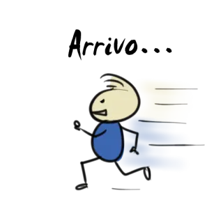 🏃 doigt d'honneur, offensant, geste, dessin animé, bonhomme allumette telegram sticker