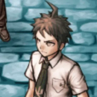 🗿 Hajime Hinata Danganronpa 2: Goodbye Despair Anime, Video game, Danganronpa, Hajime Hinata whatsapp sticker