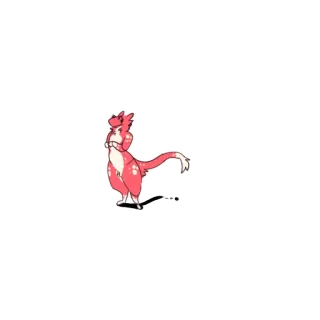 😳 существо, мультфильм, животное, милый telegram sticker