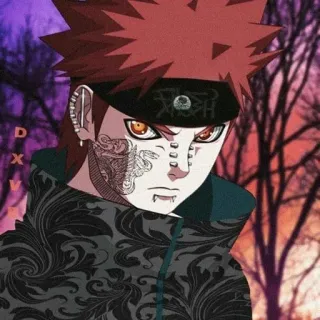 😠 Pain Naruto Anime, Naruto, Pain, Akatsuki, Manga telegram sticker