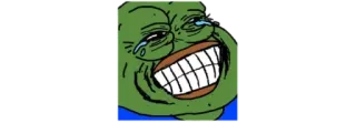 😂 Pepe the Frog Pepe, Meme, Sapo, Chorando, Rindo telegram sticker