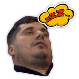 😴 ZZZ... assonnato, stanco, pisolino, zzz, dormire, annoiato, esausto telegram sticker