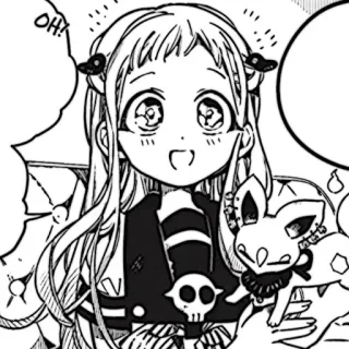 🩹 OH! Anime, Manga, Lindo, Calavera, Chica, Personaje telegram sticker
