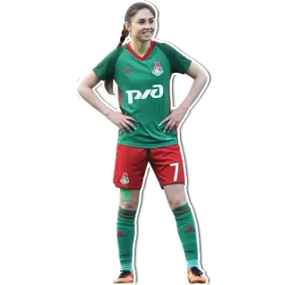👧 サッカー, サッカー, アスリート, スポーツ, 女性, 選手 telegram sticker