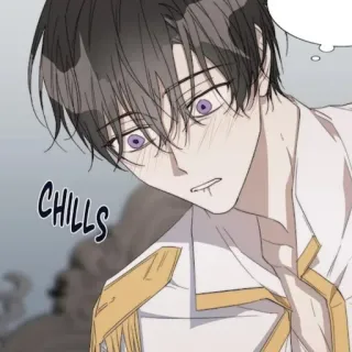 🎠 CHILLS anime, manga, chills, emotional, man, male, webtoon whatsapp sticker