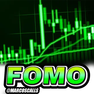 🤗 FOMO FOMO, stocks, investing, meme, finance, market telegram sticker