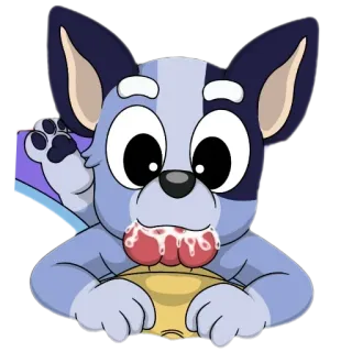 Bluey straight NSFW whatsapp stickers