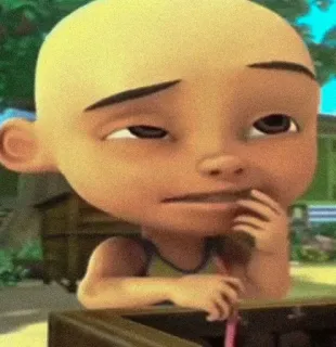 🏴 Upin Upin & Ipin kartun, Upin, Ipin, Malaysia, anak-anak telegram sticker