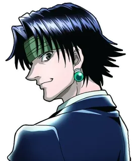 😏 Chrollo Lucilfer Hunter x Hunter anime, hunter x hunter, chrollo lucilfer, villain, character telegram sticker