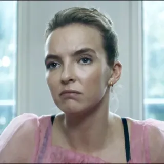 🌙 Eve Polastri Killing Eve Eve Polastri, Killing Eve, Jodie Comer, Sandra Oh, BBC America, Auftragskiller, MI6, Drama, Spion telegram sticker