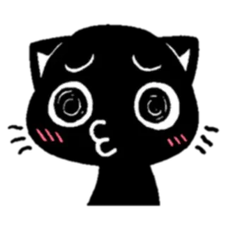 😗 kiss, emoji, cute, face, blush, cartoon telegram sticker