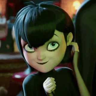 🕷 Mavis Dracula Hotel Transylvania Cartoon, Vampir, Monster, Mädchen telegram sticker