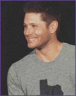 🐚 Jensen Ackles actor, celebrity, man, portrait telegram sticker
