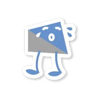😢 posta, lettera, busta, cartone animato, mascotte telegram sticker