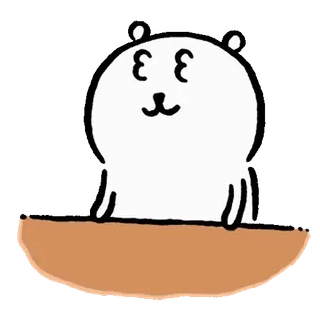 💬 dier, beer, cartoon, schattig, krabbel, illustratie, sticker telegram sticker