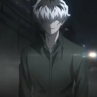 💿 Ken Kaneki Tokyo Ghoul Anime, Ken Kaneki, Tokyo Ghoul, Ghoul, Donker, Manga, Anime personage telegram sticker
