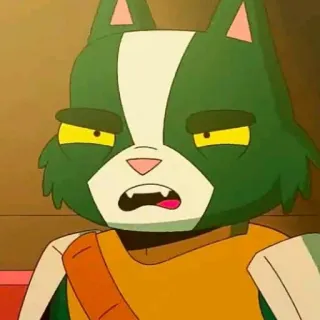 😒 Avocato Final Space Final Space, Avocato, Dessin animé, Science-fiction, Animation, Personnage, Espace whatsapp sticker