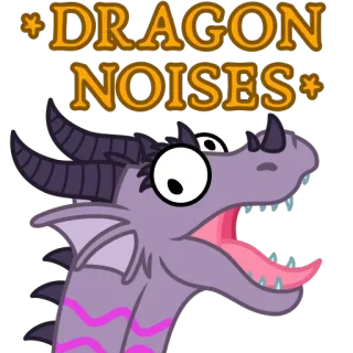 🐲 DRAGON NOISES naga, fantasi, kartun, binatang, monster, makhluk telegram sticker