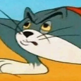 ⚡️ Tom Cat desenho animado, gato, bravo, meme telegram sticker