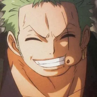 🌽 Zoro One Piece anime, one piece, zoro, roronoa zoro, swordsman, pirate, manga telegram sticker