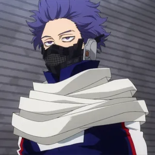 💜 Hitoshi Shinso My Hero Academia Anime, My Hero Academia, Hitoshi Shinso, Personnage whatsapp sticker