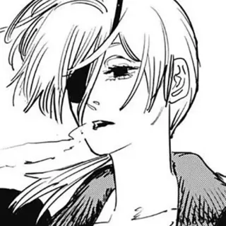 🐚 Quanxi Chainsaw Man anime, manga, quanxi, chainsaw man, eyepatch telegram sticker
