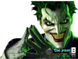 😎 Joker The Joker Joker, DC Comics, Méchant, Comics, Super-vilain, Batman telegram sticker