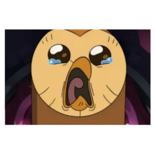 😓 Hooty The Owl House desenho animado, animado, chorando, coruja, Hooty, The Owl House telegram sticker