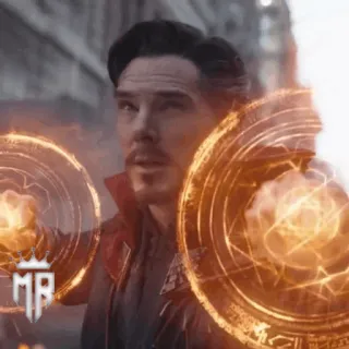 👨‍🔬 Doctor Strange Doctor Strange, Marvel, magia, superbohater, czarodziej, zaklinacz telegram sticker