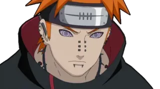 😠 Pain Naruto Anime, Naruto, Pain, Sticker, Personagem whatsapp sticker