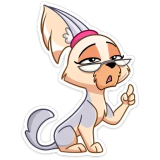 🤓 cachorro, desenho animado, óculos, animal de estimação, animal, fofo telegram sticker