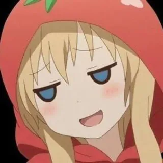 😁 anime, smug, facial expression, cartoon, character, cute telegram sticker