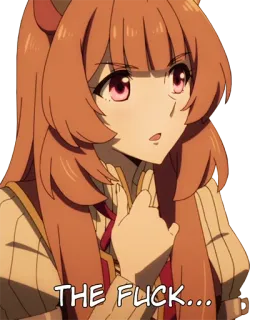 🤨 THE FUCK... Anime, Domanda, Confuso, Scioccato, Espressione telegram sticker