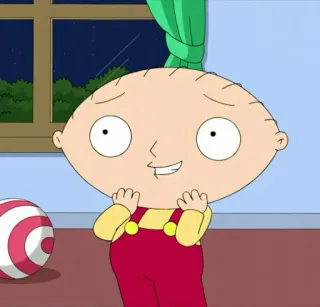 🧸 Stewie Griffin Family Guy cartoon, baby, character, humor, animation, comedy telegram sticker