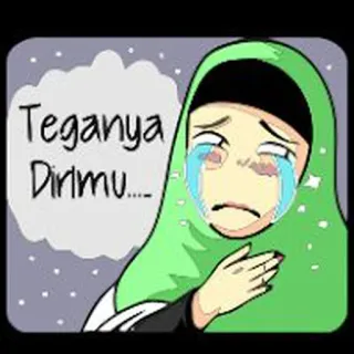 😭 Teganya Dirimu.... whatsapp sticker