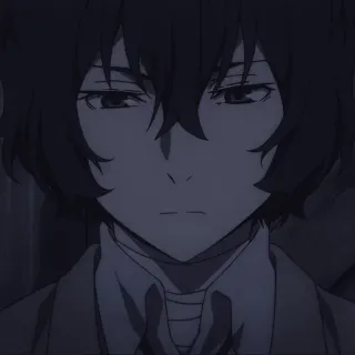 📜 Osamu Dazai Bungou Stray Dogs Anime, Dazai, Osamu Dazai, Bungou Stray Dogs, Manga, Charakter, Japanische Animation telegram sticker