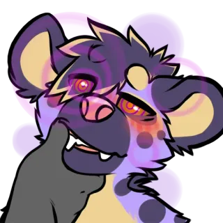 ☄️ hyena telegram sticker