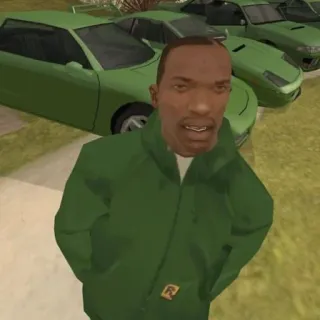 😡 CJ Grand Theft Auto: San Andreas CJ, Grand Theft Auto, San Andreas, Videospielcharakter, Gaming telegram sticker
