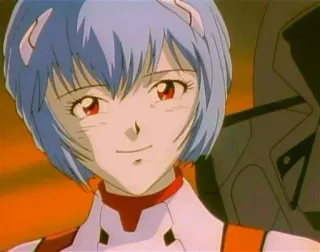 💙 Rei Ayanami Neon Genesis Evangelion anime, rei, ayanami, evangelion, character, girl telegram sticker
