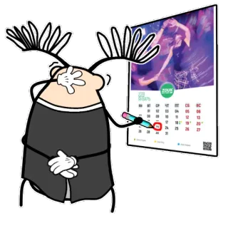 📅 telegram sticker